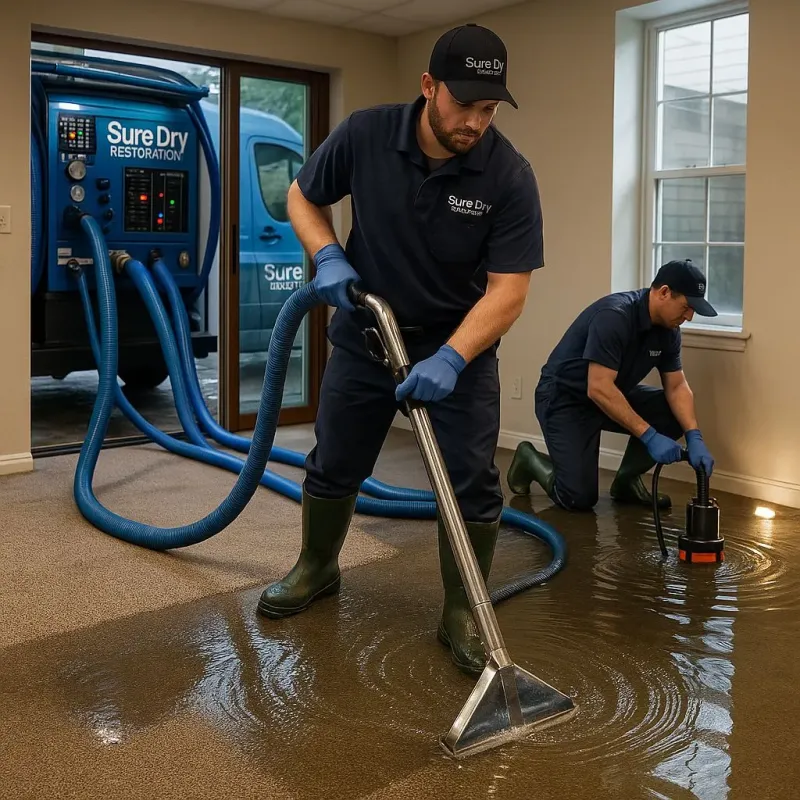 Water Extraction and Removal process in Heritage Lake, IL